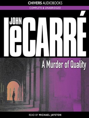 cover image of A murder of quality